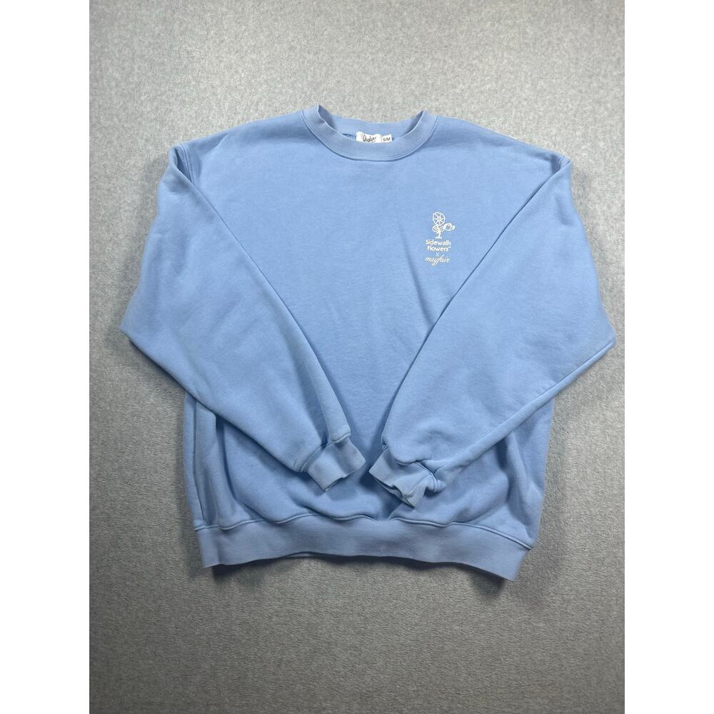 Mayfair Group x Sidewalk Flowers Handle With Care Sweatshirt Women's M Blue